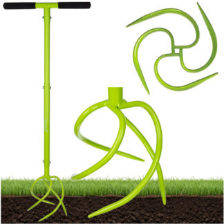 Käsikultivaator labida asemele, muudab kaevamise lihtsaks, eemaldab ka võilillejuurikad jms, hoiab selga ja põlvi