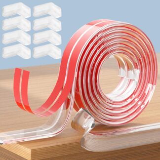 Kleebitav läbipaistev silikoonist mööbli serva kaitse (6 m)