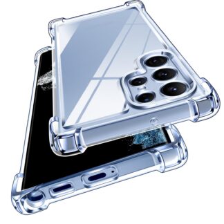 Telefonikaaned Samsung Galaxy S22 Ultra 5G, läbipaistev