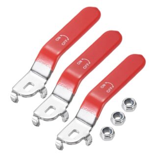 Kuulkraani asendushoovad, metallist, punane (9cm)