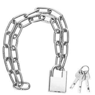 Roostevabast terasest kett, vastupidav (5mm x 80cm)koos tabaga