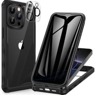 Telefonikaaned iPhone 15 Pro, põrutuskindel, must
