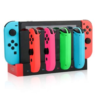 Switch Joy-Con laadimisdokk, must