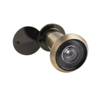 Messingist uksesilm kattega, 220-kraadine (35-60mm)