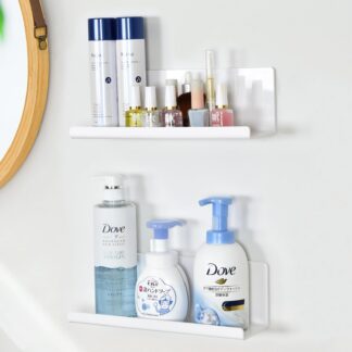 Kleebitavad seinariiulid, valge (2tk, 30cm)