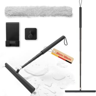 Pikendatav akna- ja põrandapuhastushari, juhuslikult kas must või valge
