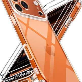 iPhone 17 Pro Max telefonikaaned ja karastatud klaasist ekraanikaitse (2tk)