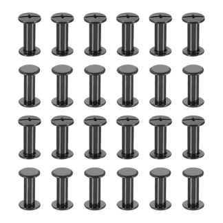 Köitepoldid, must (24tk, M5x15mm)