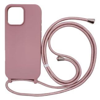 iPhone 16 Pro Max telefonikaaned telefoniketi ja TPU-ga, roosa kuld