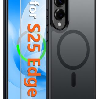 Galaxy S25 telefonikaaned, magnetiline, põrutuskindel, must