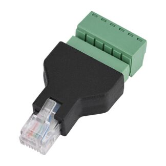 RJ12 adapter kruviklemmiga, 6-pin