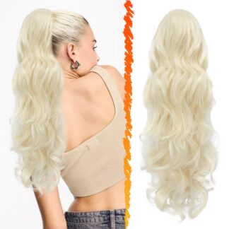 Lokkis pats-juuksepikendus, plaatinablond (50cm)