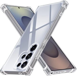 Telefonikaaned Samsung Galaxy S25 Ultra, läbipaistvad, põrutuskindlad