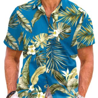 Meeste roheline Havai särk, Aloha mustriga (s. S)