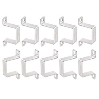U-kujulised kinnituselemendid torudele, roostevaba teras (12tk)