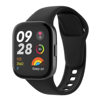 Silikoonist kellarihm Xiaomi Redmi Watch 3-le, must