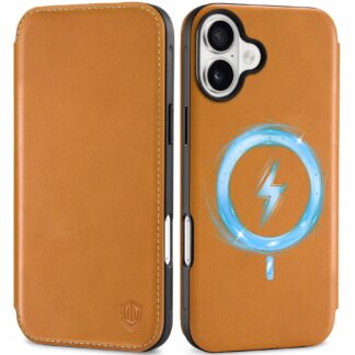 iPhone 16 Plus telefonikaaned, kaarditaskuga, helepruun