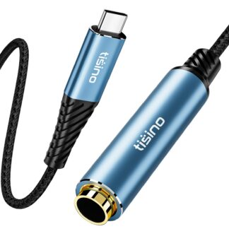 USB-C ja 6.35mm TRS audioadapter (20cm)