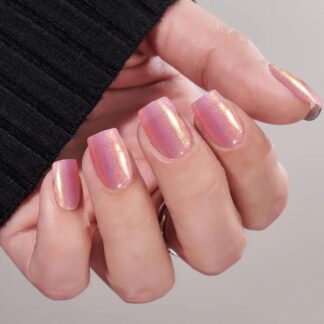 Kleebitavad küünekleebised, roosa sädelus