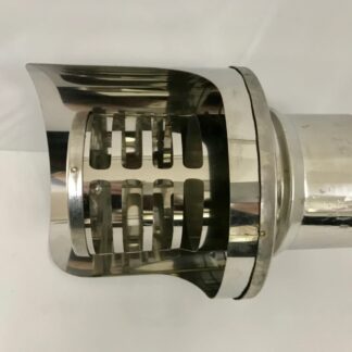 Korstna otsadetail pelletiahjule, roostevaba teras (8cm)