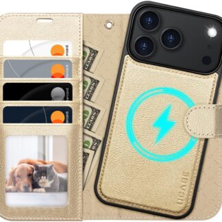 iPhone 17 Pro Max telefonikaaned, magnetiline, kuldne