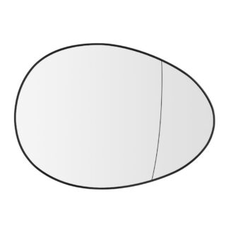 Soojendusega peegliklaas alusplaadiga, parem pool Mini Clubman R55 Cooper R56 Cabrio R57 Coupe R58 Roadster R59 Countryman R60 Paceman R61 51162755626