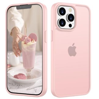 Matt tugevdatud telefonikaaned iPhone 13 Pro Max, roosa