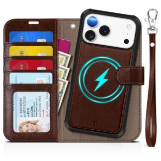 iPhone 17 Pro Max telefonikaaned, magnetiga, pruun