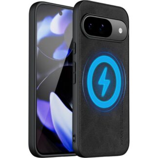 Google Pixel 9 Pro telefonikaaned, nahast, must