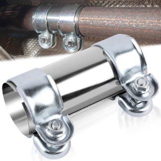 Väljalasketoru klamber, roostevaba teras (45x125mm)