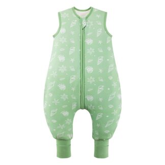 Jalgadega magamiskott beebile, roheline (0-6  kud)