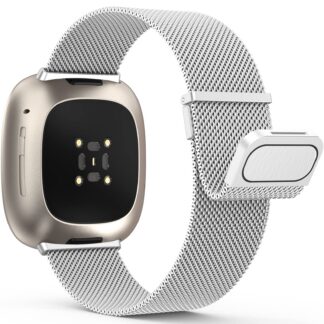 Fitbit Versa 3/4 ja Sense 1/2 asendusrihm, magnetiga