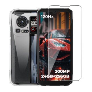 HOTWAV Cyber 15 telefonikaaned ja ekraanikaitse, läbipaistev