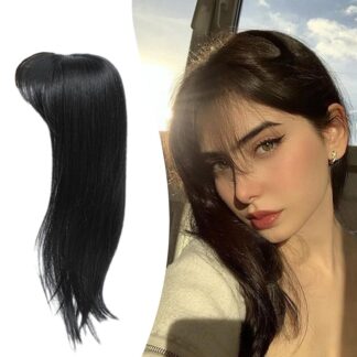 Klambriga juukselisand, must, teeb õhukesed juuksed paksemaks