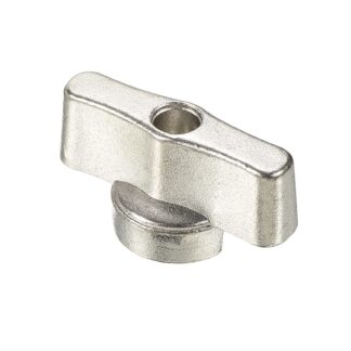 Ventiili käepide, hõbedane (36x17mm)