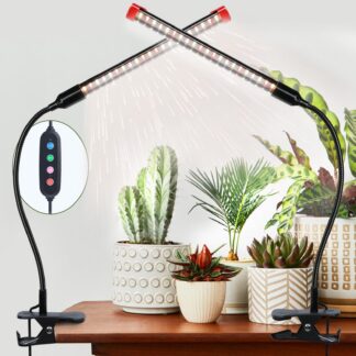 Klambriga LED taimelambid, taimeriga, valged (2tk)