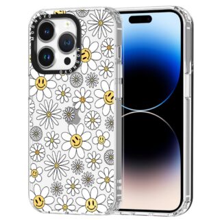 iPhone 14 Pro telefonikaaned, läbipaistvad, karikakardega