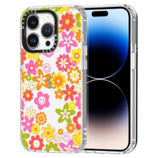 iPhone 14 Pro telefonikaaned, läbipaistev, karikakardega