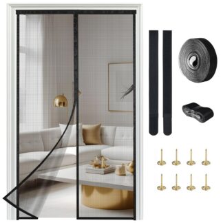 Magnetiga putukavõrk uksele, klaasfiibrist, kleebitav (60x180cm)