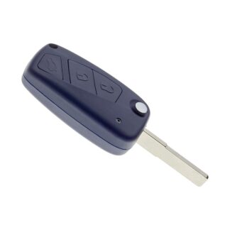 Klapitav auto võtmekorpus, 3 nupuga, must, Fiati mudelitele