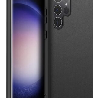 Samsung Galaxy S23 Ultra telefonikaaned, nahast, must