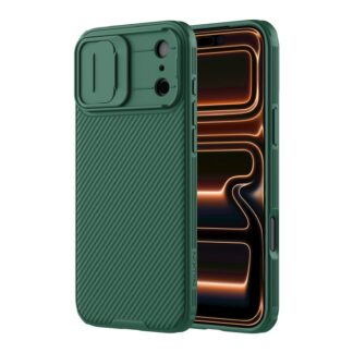 iPhone 17 Pro Max telefonikaaned, libistatava kaamerakaitsega, roheline