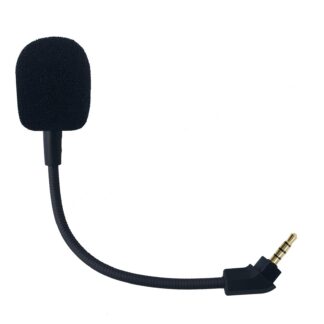 Asendusmikrofon kõrvaklappidele, must (15.5cm)