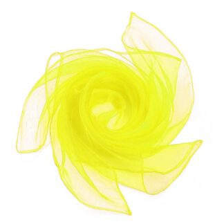 Õhukesed tantsimis- või pearätikud kollased (8tk komplektis, 60x60cm)