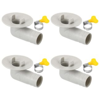 Kliimaseadme äravooluvooliku liitmik, valge (4tk, 15mm)