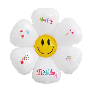 Karikakra õhupallid sünnipäevaks, valged (2tk)