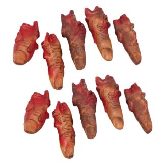 Halloweeni realistlikud lõigatud sõrmed (10tk)