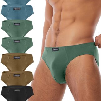 Meeste hingavad venivad puuvillased aluspüksid (7tk, s. M)