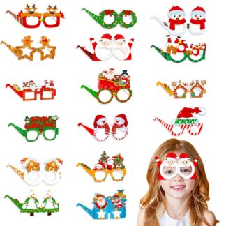 Jõulupeo paberprillid, Jõuluvana ja lumememm (16tk)