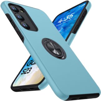 Samsung Galaxy S23 telefonikaaned, 360° pööratava jalaga, põrutuskindel, Sierra sinine